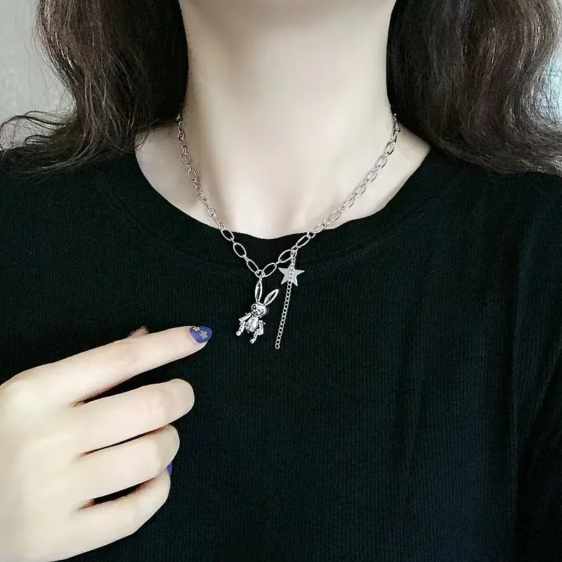 Herz Charm Anhänger Halskette Brehn
