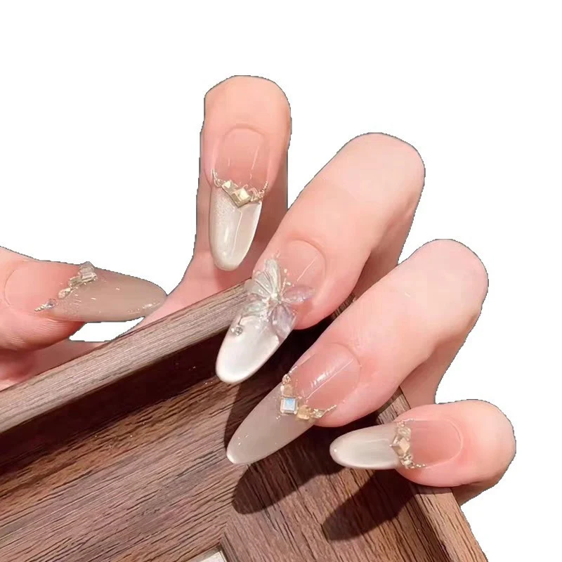 Dekorative Lange Stiletto Nägel