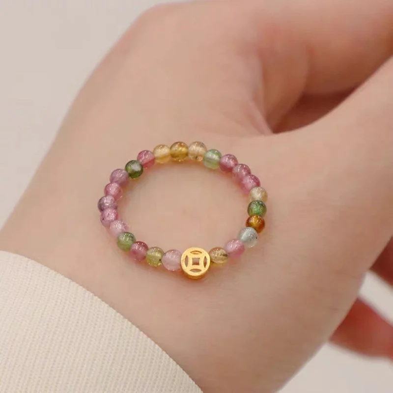 Zarte Perlen Charm Ring Brehn