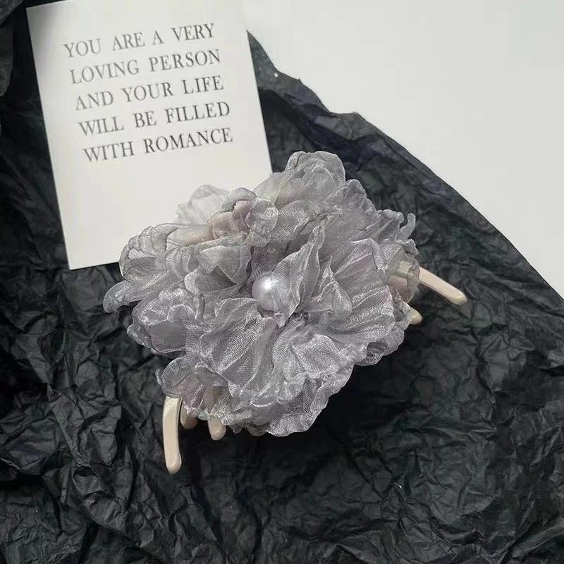 Floral Chiffon Haar Klaue Clip Brehn