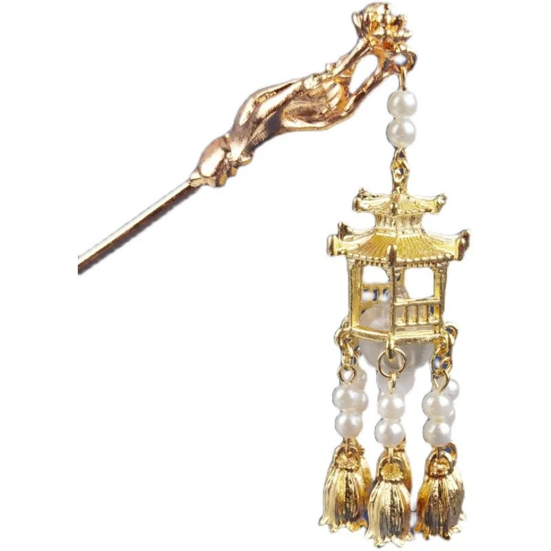 Elegante Laterne Haarnadel Brehn