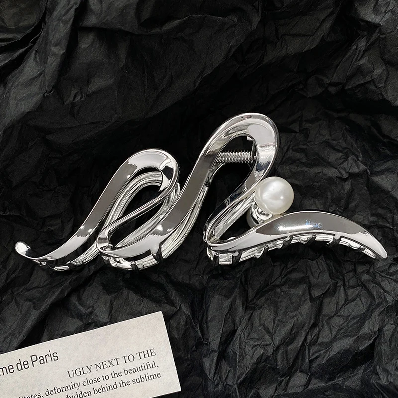 Elegante Wellen-Design Haarklammer Brehn