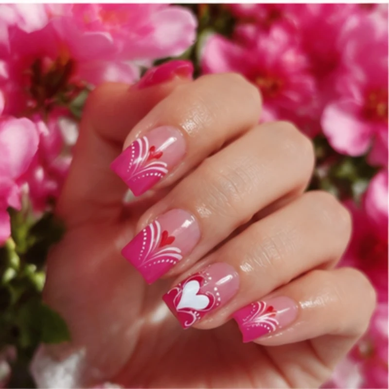 Dekorative Gel-Nagelverzierungen