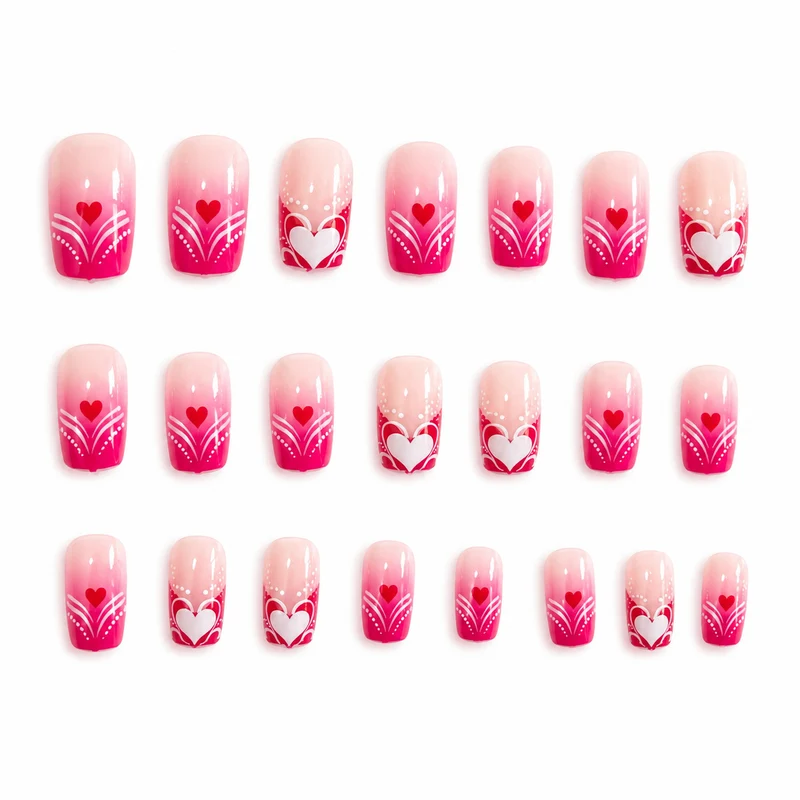 Dekorative Gel-Nagelverzierungen