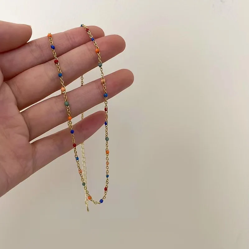 Bunte Perlenkette Brehn
