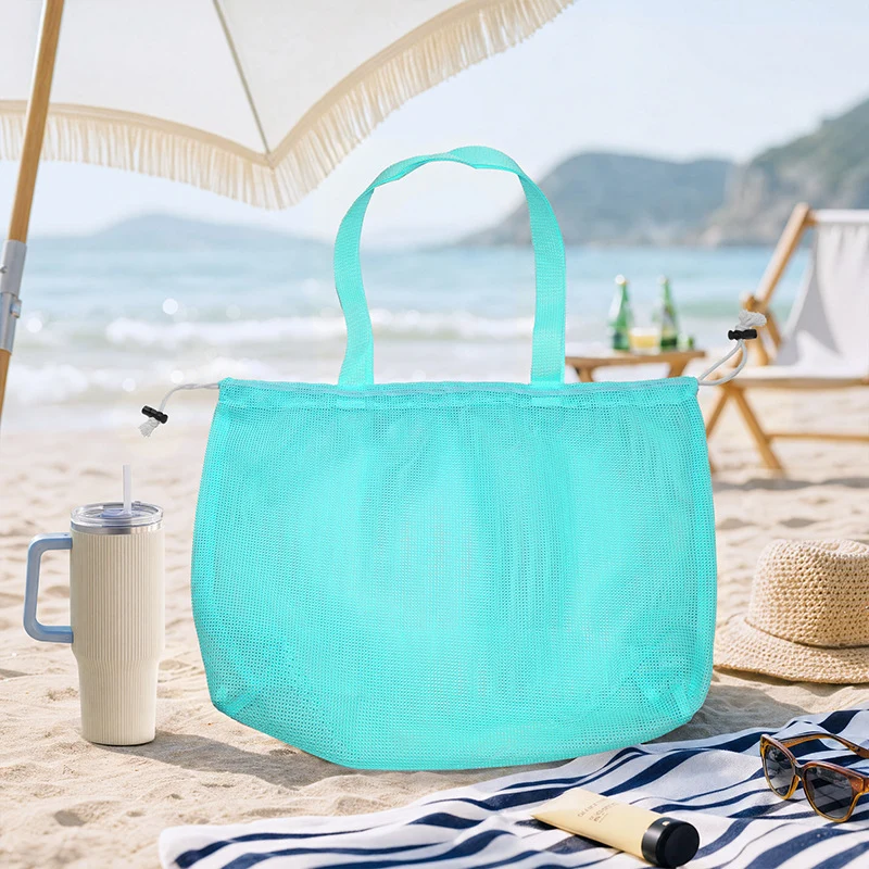 Vielseitige Strandtasche im luftigen Netz-Design Skanto