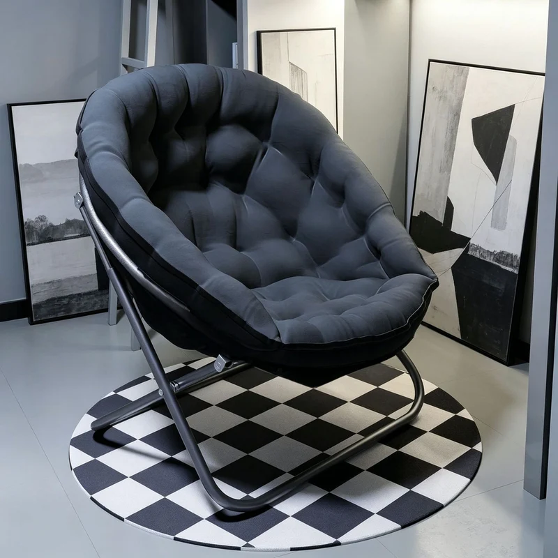 Damen Ergonomischer Loungesessel mit verstellbarer Fußstütze Skanto
