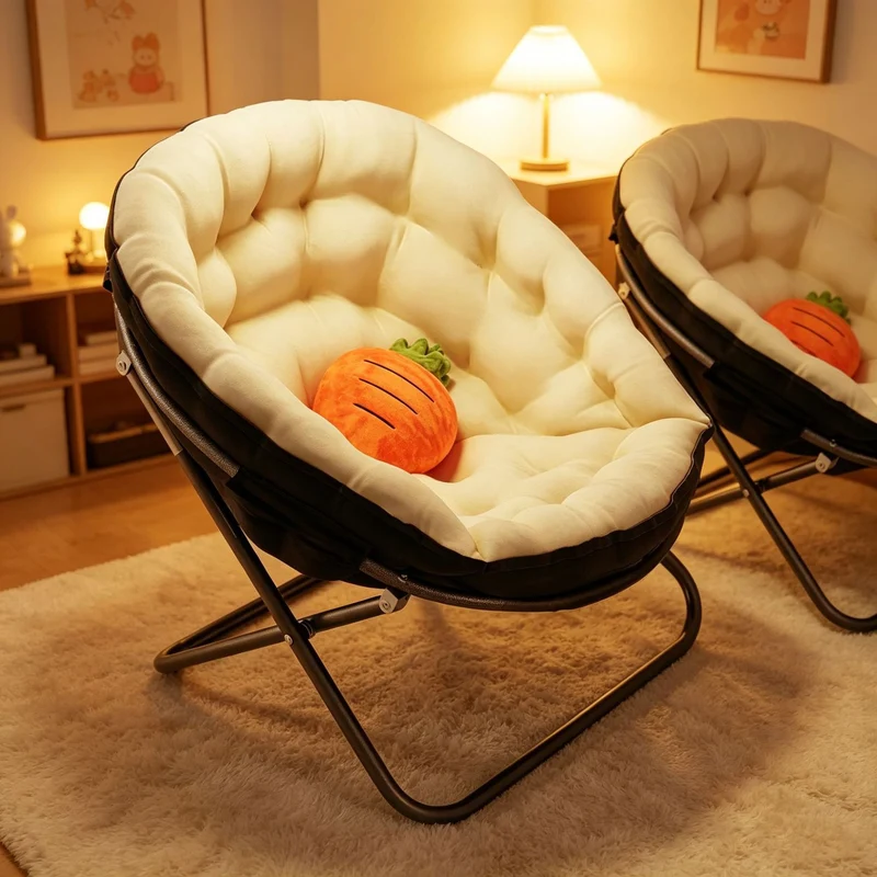 Damen Ergonomischer Loungesessel mit verstellbarer Fußstütze Skanto