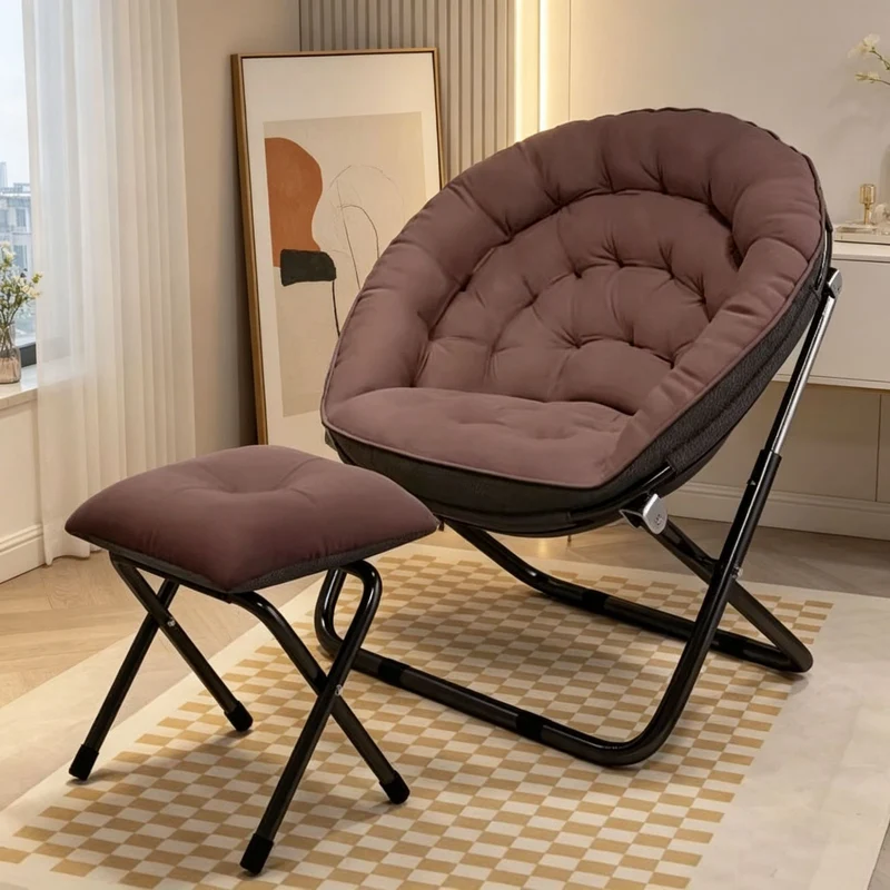 Damen Ergonomischer Loungesessel mit verstellbarer Fußstütze Skanto