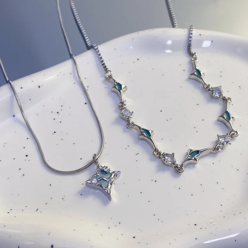 Eleganter Charm-Anhänger-Halskette Brehn