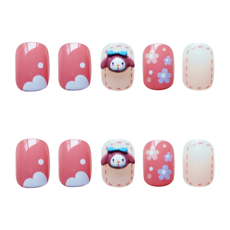 Künstlerisches Press-On Nagelset