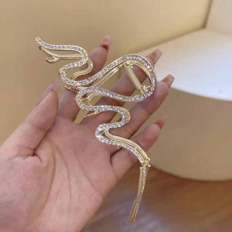 Künstlerischer Schlangen-Design-Haarclip Brehn