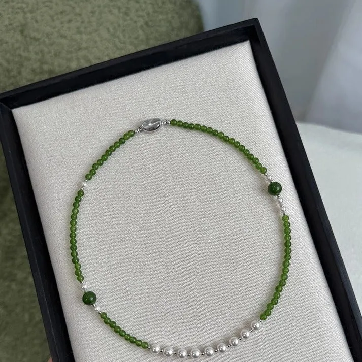 Elegante Perlenkette Brehn