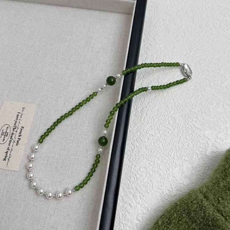 Elegante Perlenkette Brehn