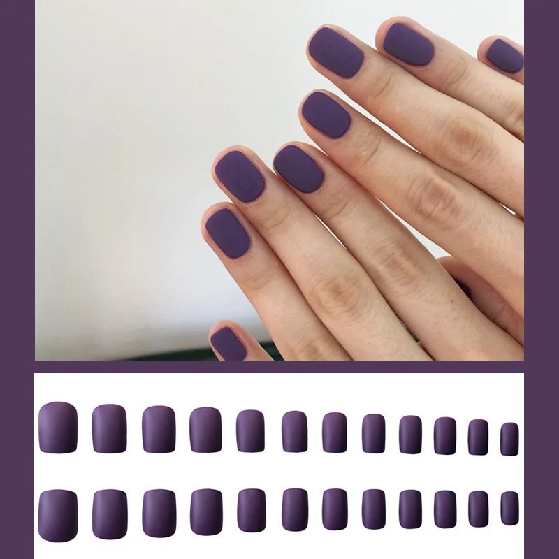 Anpassbares Mattes Press-On Nagelset