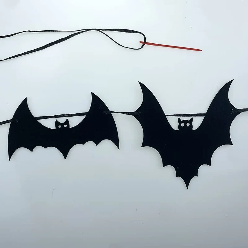 Dekorative Fledermaus Girlande Brehn
