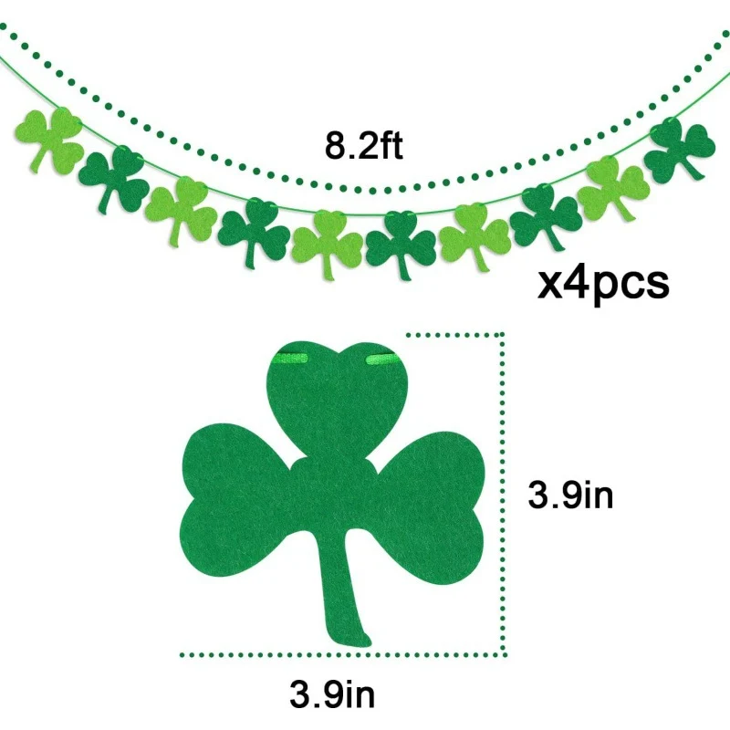 Festliche Shamrock-Girlande Brehn