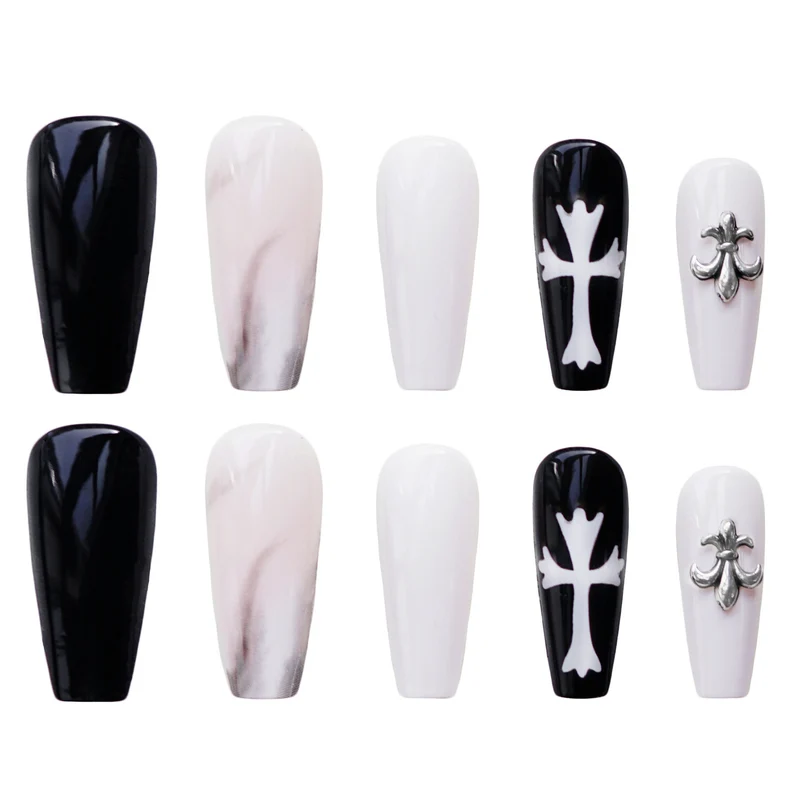 Künstlerisches Press-On-Nageldesign