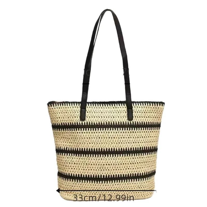 Strandtasche mit modernen Streifen und stabilen Griffen Skanto