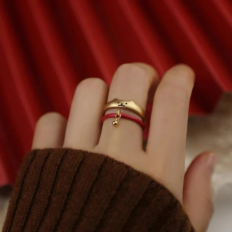 Süßes Tierpfoten-Ring-Set Brehn