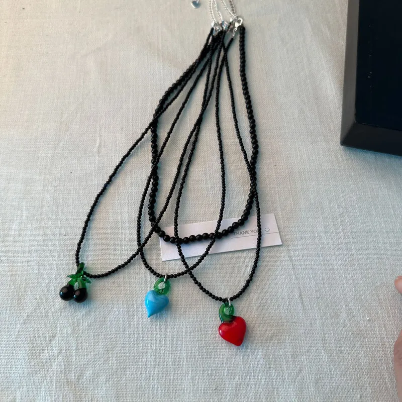 Minimalistische Perlenkette Brehn
