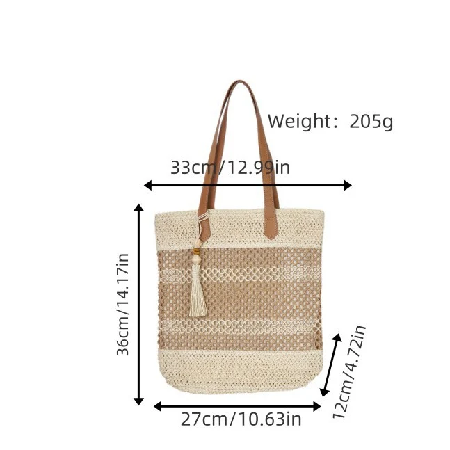 Handgemachte Netz-Strandtasche Skanto