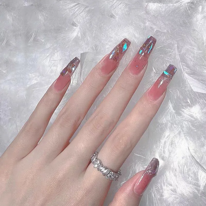 Künstlerisches Press-On Nagelkunst Set