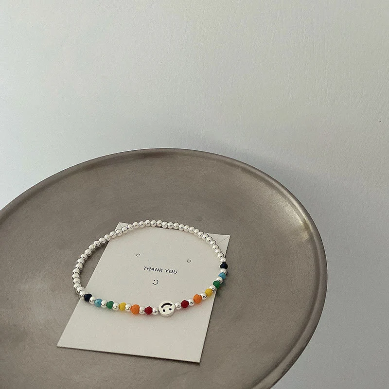 Farbige Charm Perlenarmband Brehn