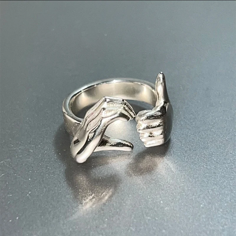 Künstlerischer Handgestenring Brehn