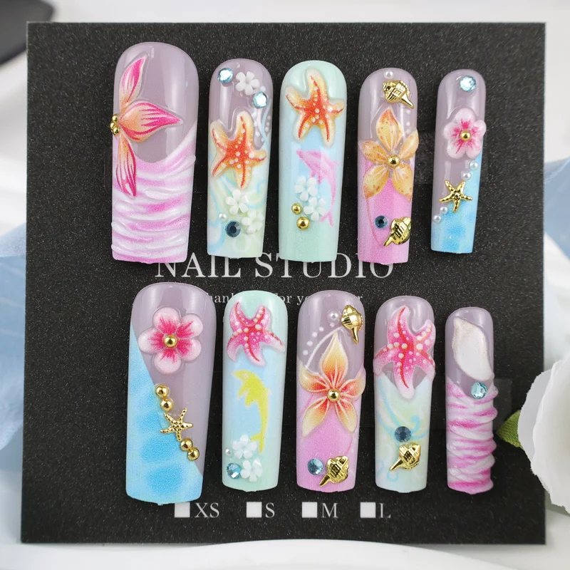 Nagelset mit maritimen Motiven Brehn