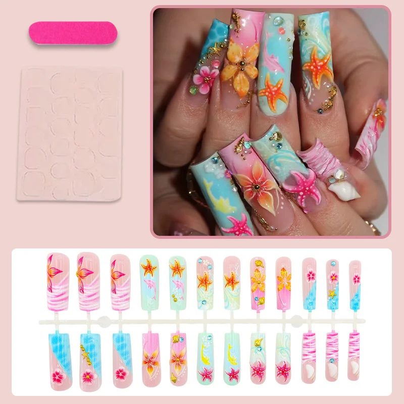 Nagelset mit maritimen Motiven Brehn