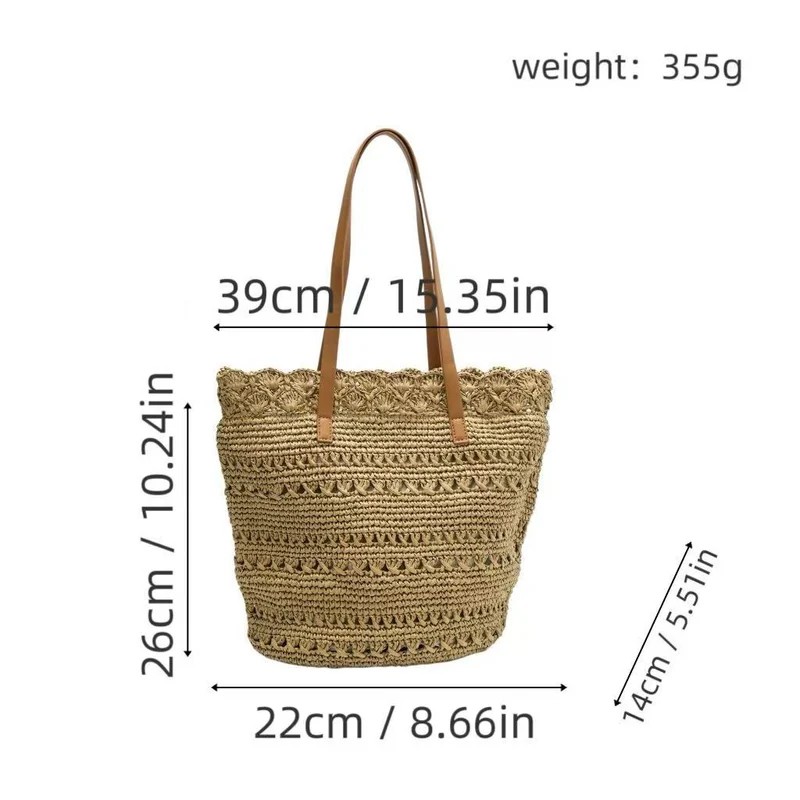 Handgemachte Makramee Strandtasche Skanto