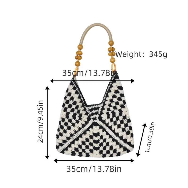 Handtasche im Boho-Häkel-Look Skanto