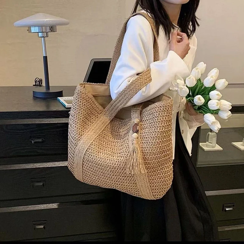 Handtasche im modernen Makramee-Stil Skanto