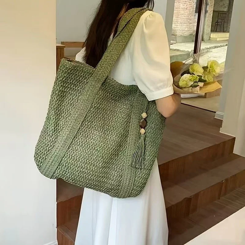 Handtasche im modernen Makramee-Stil Skanto