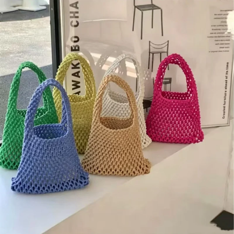 Makramee Tragetasche mit modernem Design Skanto