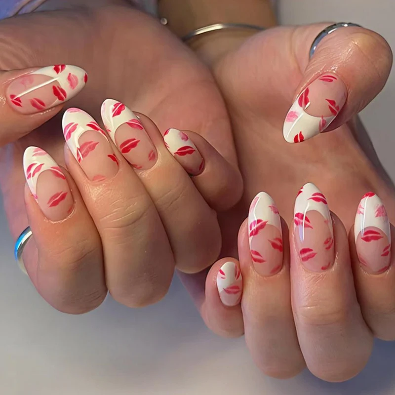 Nagelkunstset mit verführerischem Lippen-Design Brehn