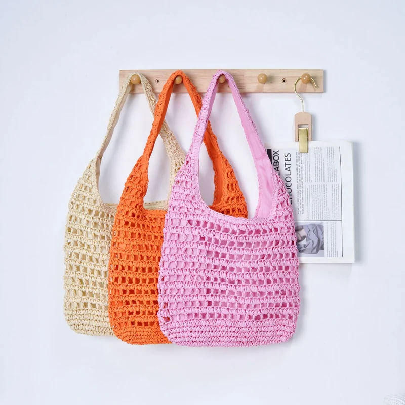 Handgemachte Makramee Shopper-Tasche Skanto