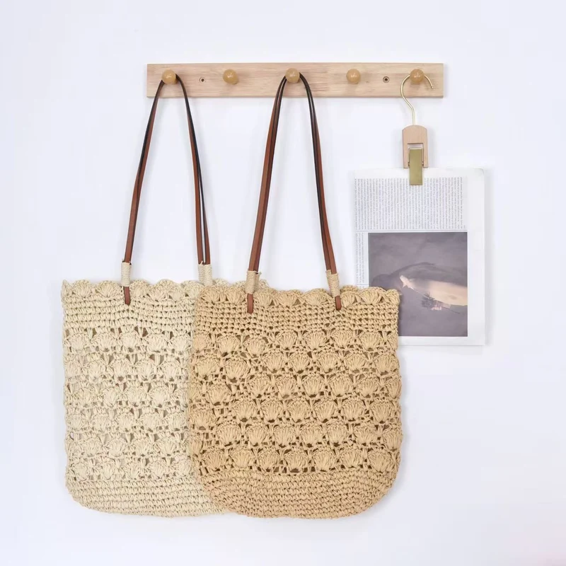 Handgehäkelte Strandtasche Skanto