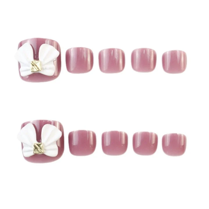 Künstlerisches Blumen Aufkleben Zehennagel Set