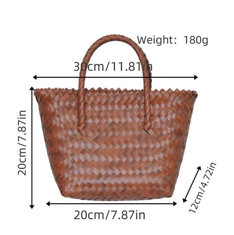 Geflochtene Tragetasche mit ergonomischen Griffen Skanto
