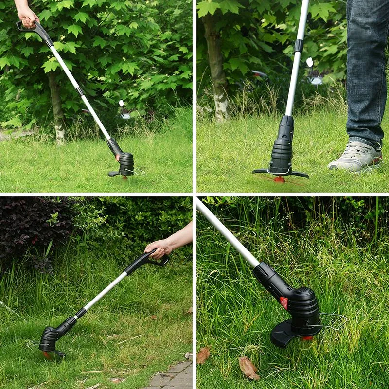 Tragbarer smarter kabelloser Elektro-Rasenmäher/-Trimmer & Kantenschneider | Skanto