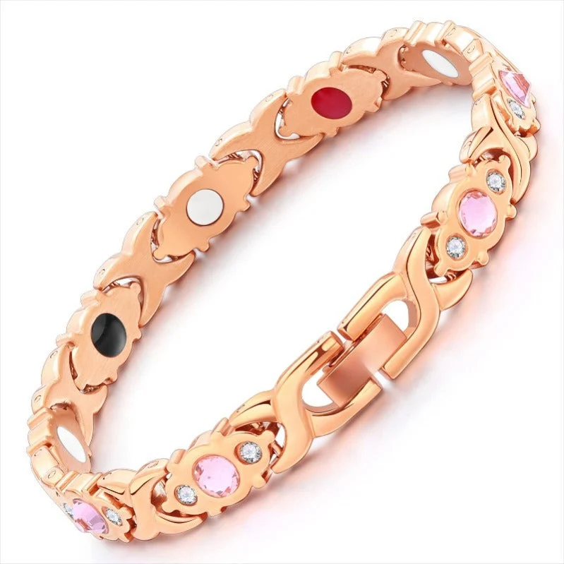 Skanto | Roségold Magnetarmband