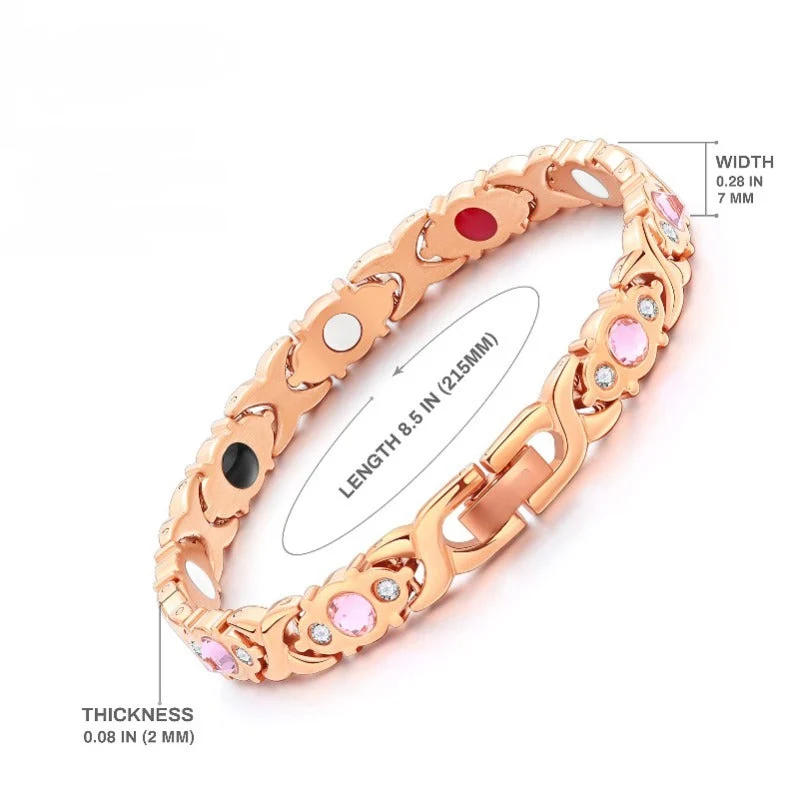 Skanto | Roségold Magnetarmband