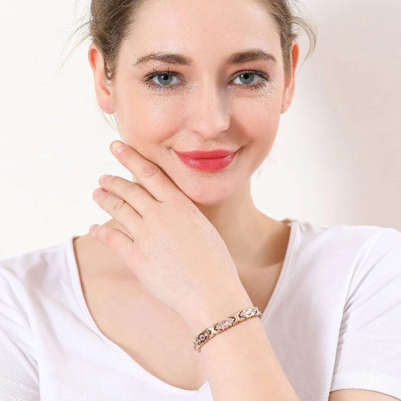 Skanto | Roségold Magnetarmband