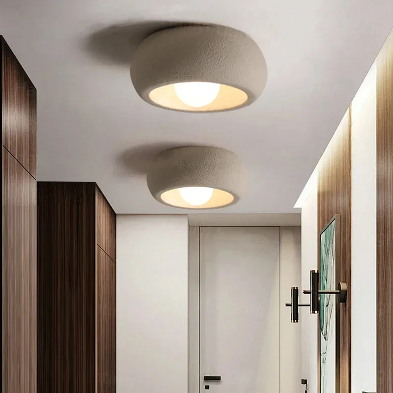 Skanto | Japanische Wabi-Sabi runde LED-Deckenleuchte