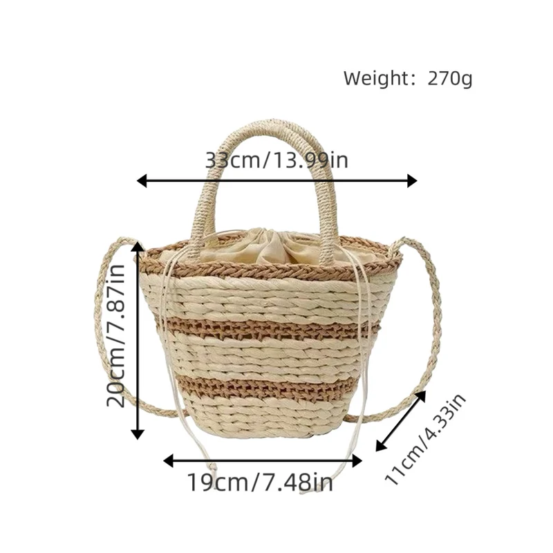 Geflochtene Sommerhandtasche Skanto