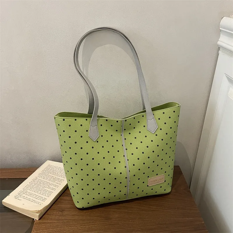 Trendige Polka-Dot-Tasche