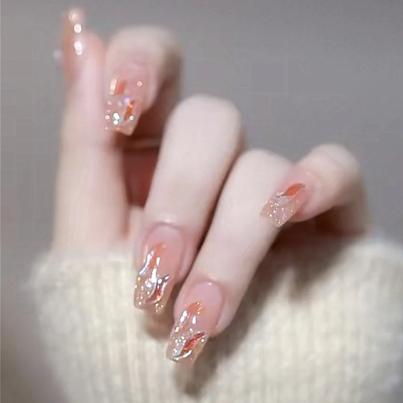 Acryl Glitter Nagelkunst