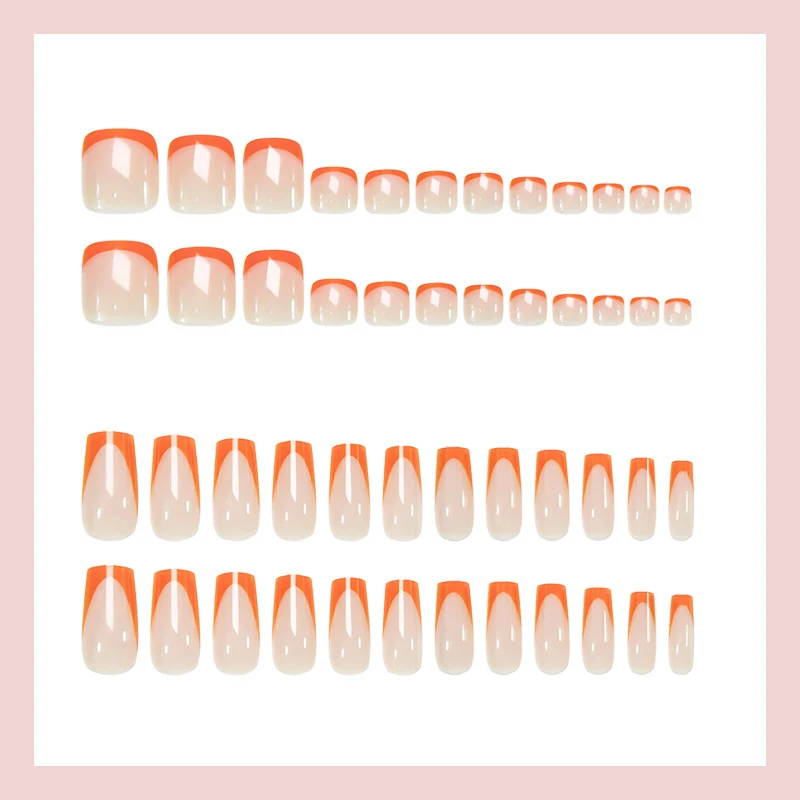Kunstnagelset mit modernen geometrischen Nageldesigns Brehn